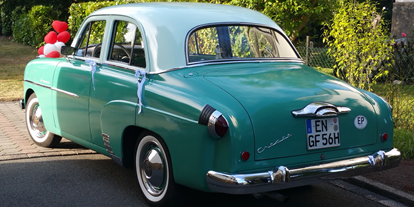 Hochzeitsauto-Vermietung - Art des Fahrzeugs: Oldtimer - PLZ 42111 (Deutschland) - Vauxhall Cresta E  von 1955 Oldtimer-hochzeitsfahrten-nrw.de