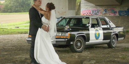Hochzeitsauto-Vermietung - Einzugsgebiet: international - Franken - Hochzeitsauto Ford Crown Victoria 1990 Cook County Police Car - Ford Crown Viktoria von bluesmobile4you