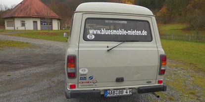Hochzeitsauto-Vermietung - Versicherung: Haftpflicht - PLZ 97618 (Deutschland) - Ford Transit von bluesmobile4you - Ford Transit von bluesmobile4you