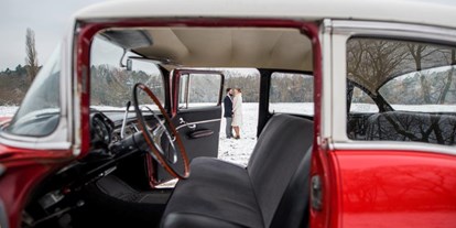 Hochzeitsauto-Vermietung - Farbe: Schwarz - Innenraum unseres Chevy Bel Air - Chevrolet Bel Air von Dreamday with Dreamcar - Nürnberg