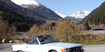 Hochzeitsauto-Vermietung - Einzugsgebiet: national - PLZ 80804 (Deutschland) - Mercedes Benz 450 SL