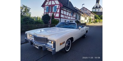 Hochzeitsauto-Vermietung - Art des Fahrzeugs: Oldtimer - PLZ 8123 (Schweiz) - ....Cadillac Eldorado....       ....Cabrio !!!            Unvergessliche Momente !!!