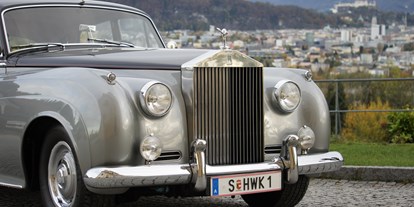 Hochzeitsauto-Vermietung - Farbe: Silber - Mattsee - Rolls Royce Silver Cloud II