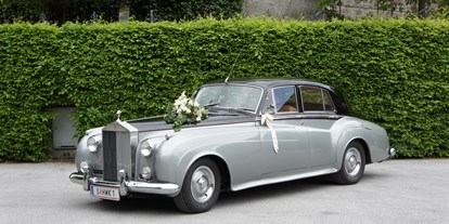 Hochzeitsauto-Vermietung - Farbe: Schwarz - Mattsee - Rolls Royce Silver Cloud II