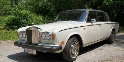 Hochzeitsauto-Vermietung - Farbe: Weiß - Mattsee - Rolls Royce Silver Wraith II