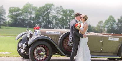 Hochzeitsauto-Vermietung - Farbe: Grau - Ein Hochzeitsautomobil aus dem Jahre 1929 - fahr(T)raum - historisches Automobil