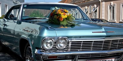 Hochzeitsauto-Vermietung - Antrieb: Benzin - PLZ 3033 (Österreich) - Chevrolet Impala Bj.65 - Chevrolet Impala Bj. 65 von Autovermietung Ing. Alfred Schoenwetter