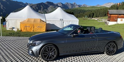 Hochzeitsauto-Vermietung - Farbe: Silber - C43 AMG 2020 Cabrio