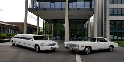 Hochzeitsauto-Vermietung - Marke: Cadillac - Menden - Cadillac Eldorado und unsere Stretchlimousine - Cadillac Eldorado Convertible 1975