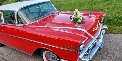 Hochzeitsauto-Vermietung - Versicherung: Vollkasko - PLZ 2543 (Schweiz) - Chevrolet Bel Air 1957