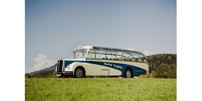 Hochzeitsauto-Vermietung - Farbe: Blau - PLZ 8612 (Österreich) - Saurer L4C – „Murtal-Express“