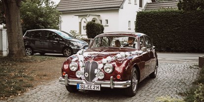 Hochzeitsauto-Vermietung - Farbe: Rot - PLZ 51147 (Deutschland) - Jaguar MK 2 - Hochzeitsfahrten Bonn