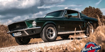 Hochzeitsauto-Vermietung - Art des Fahrzeugs: Oldtimer - 1967er Mustang Fastback "Bullitt"