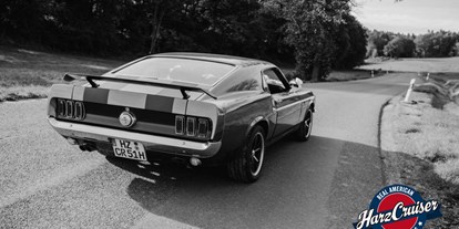 Hochzeitsauto-Vermietung - Versicherung: Teilkasko - 1969er Mustang Fastback "John Wick"