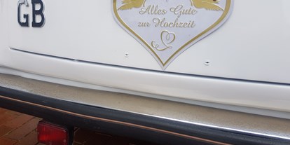 Hochzeitsauto-Vermietung - Marke: Austin - PLZ 22763 (Deutschland) - Londontaxi weiss