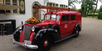 Hochzeitsauto-Vermietung - Einzugsgebiet: regional - PLZ 8041 (Schweiz) - Feuerwehrauto Packard 1938 - Feuerwehrauto Packard 1938