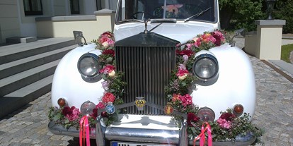 Hochzeitsauto-Vermietung - Tiere erlaubt - Rolls Royce Phantom 1958,  weiss