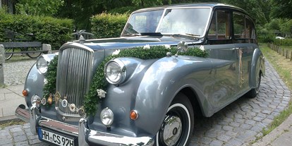 Hochzeitsauto-Vermietung - Art des Fahrzeugs: Oberklasse-Wagen - Lüneburger Heide - Bentley 1959, silber-schwarz