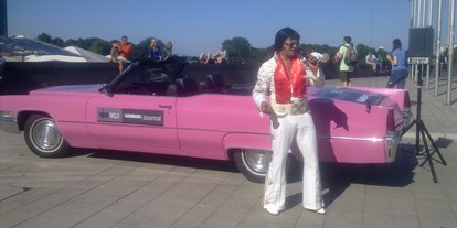 Hochzeitsauto-Vermietung - Art des Fahrzeugs: Cabriolet - Seevetal - Pink Cadillac Cabrio 1969