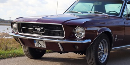 Hochzeitsauto-Vermietung - Art des Fahrzeugs: US-Car - Ford Mustang 1967