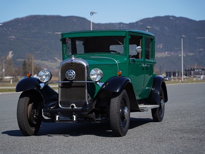 Hochzeitsauto-Vermietung - Farbe: Grün - PLZ 6422 (Österreich) - Citroen AC4,
Bj. 1928 
Angemeldet 1931 - Oldtimer Shuttle