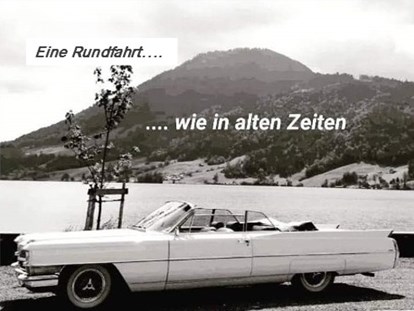 Hochzeitsauto-Vermietung - Art des Fahrzeugs: Oldtimer - PLZ 8123 (Schweiz) - Cadillac-Rundfahrten und Cadillac-Passfahrten 
Gutscheine sind ein beliebtes Geschenk!
 - Oldtimer-Traumfahrt - Cadillac Deville Cabriolet, Jg. 1964