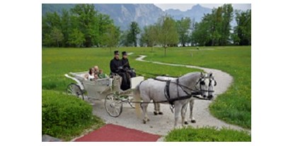 Hochzeitsauto-Vermietung - Farbe: Weiß - PLZ 4560 (Österreich) - Landauer Kutsche - Die Salzkammerkutscher