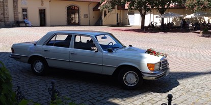 Hochzeitsauto-Vermietung - PLZ 01468 (Deutschland) - Mercedes Benz S 280 SE   W116   in Dresden
