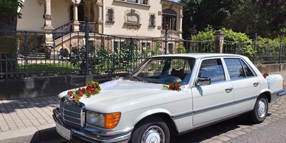 Hochzeitsauto-Vermietung - Art des Fahrzeugs: Oberklasse-Wagen - Deutschland - Mercedes Benz S 280 SE   W116   in Dresden