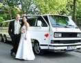 Hochzeitsauto: VW T3 Bulli Superstretchlimousine als tolles und einmaliges Hochzeitsauto - VW T3 Bulli Limousine von Trabi-XXL