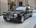 Hochzeitsauto: Rolls Royce Phantom mieten zum Hochzeit - E&M Stretchlimousine mieten Wien
