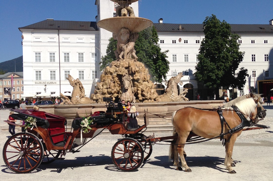 Hochzeitsauto: Fiaker Salzburg  - Familie Winter
