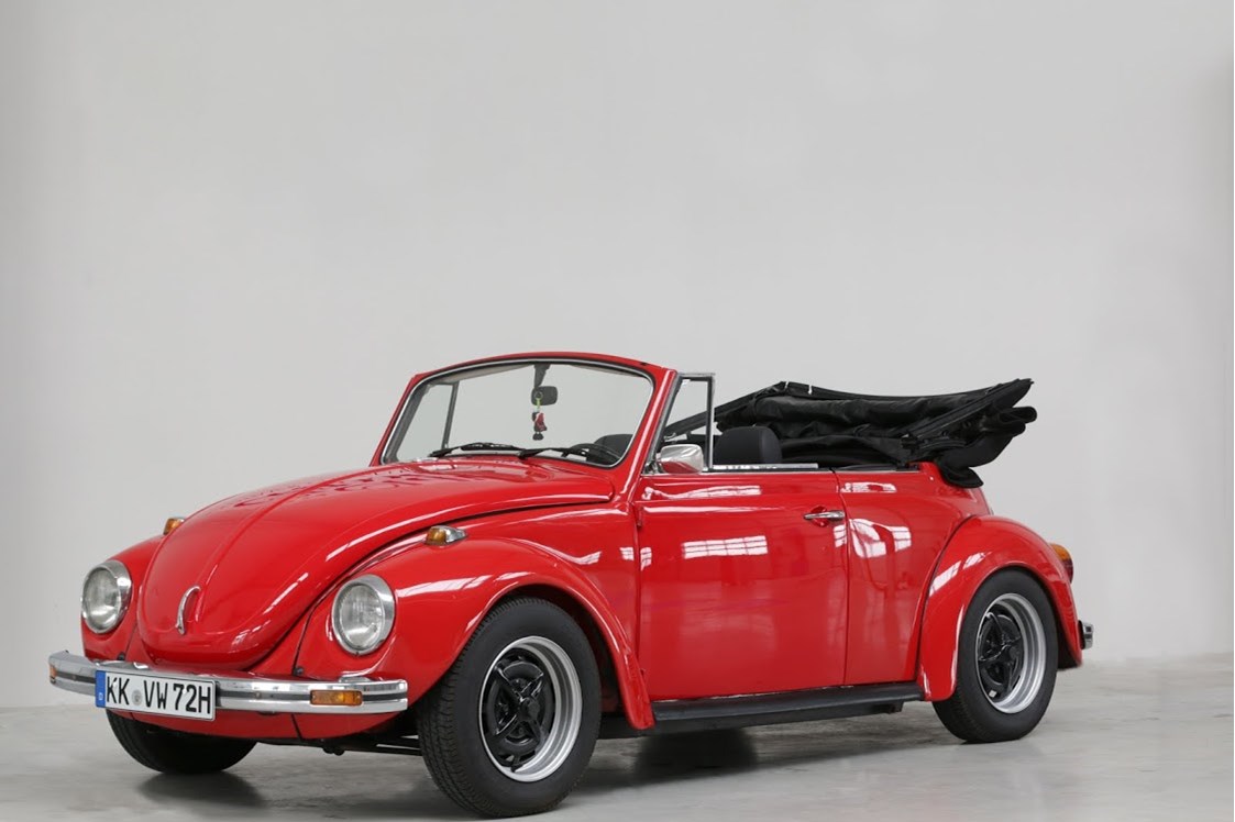 Hochzeitsauto: Käfer Cabrio aus dem Jahr 1972 in rot - Oldie- Classics