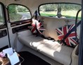 Hochzeitsauto: London Taxi in schwarz mit weisser Ausstattung - London Taxi Oldtimer