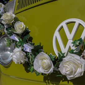 Hochzeitsauto: VW Bulli T2b