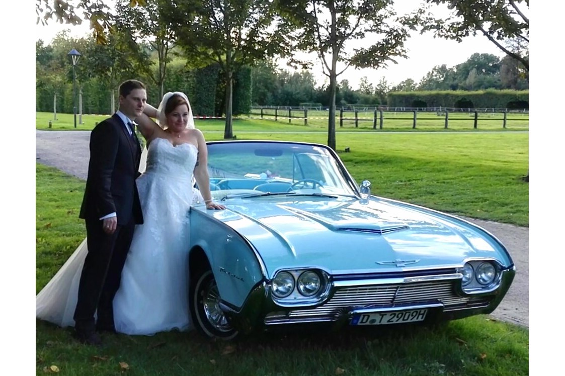 Hochzeitsauto: Thunderbird Cabrio - Hochzeitsauto.NRW