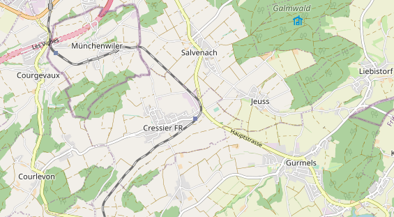 Hochzeits-Auto auf Karte