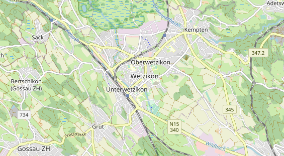 Hochzeits-Auto auf Karte