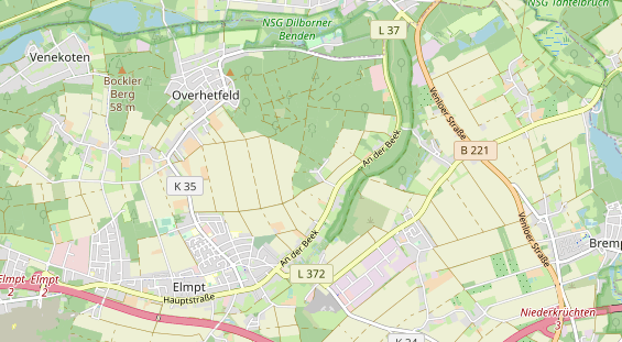 Hochzeits-Auto auf Karte