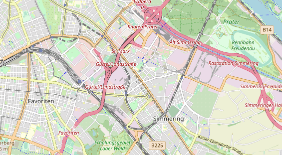 Hochzeits-Auto auf Karte