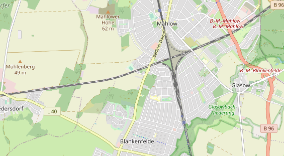 Hochzeits-Auto auf Karte