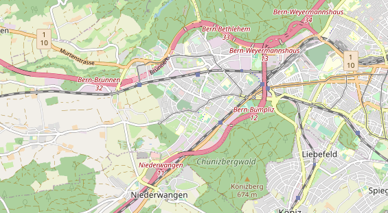 Hochzeits-Auto auf Karte