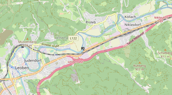 Hochzeits-Auto auf Karte