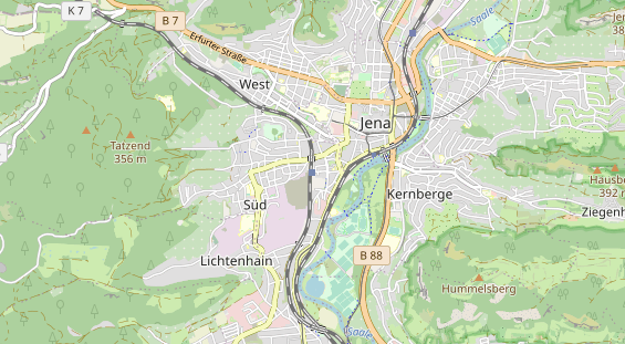 Hochzeits-Auto auf Karte