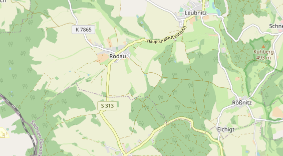 Hochzeits-Auto auf Karte