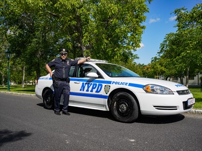 Hochzeitsauto-Vermietung - Farbe: Blau - PLZ 1230 (Österreich) - Chevrolet Impala NYPD Police Car