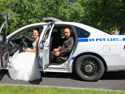 Hochzeitsauto-Vermietung - Farbe: Blau - Andlersdorf - Chevrolet Impala NYPD Police Car