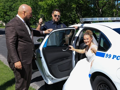 Hochzeitsauto-Vermietung - Marke: Chevrolet - Andlersdorf - Chevrolet Impala NYPD Police Car