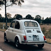 Hochzeitsauto-Vermietung: Fiat 500 L
