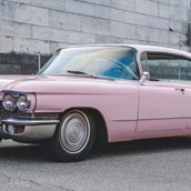 Hochzeitsauto - Pink Cadillac gesamt - Pink Cadillac von Dreamday with Dreamcar - Nürnberg